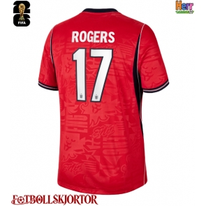 England Morgan Rogers #17 Bortatröja VM 2026 Kortärmad